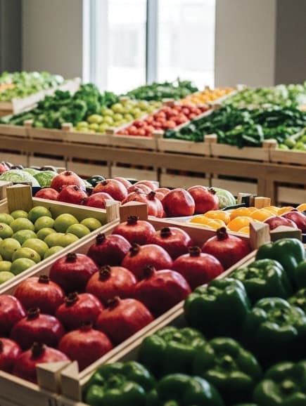 Fresh Vegetables at Mashriq Salwa Branch