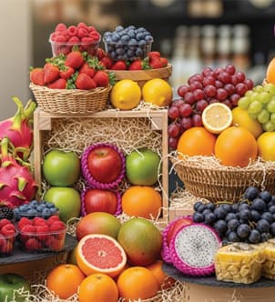 Mulberry Springs Fruits Display